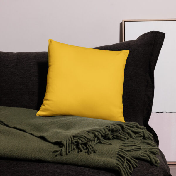 Be Still Pillow Cover in Yellow - Image 3