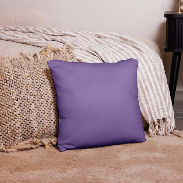 No weapon Throw Pillow Cover in shades of pink - Image 3