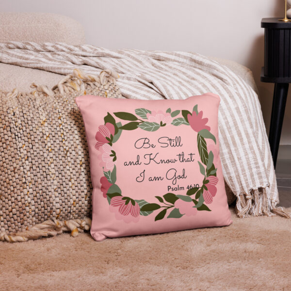 Be Still Floral Throw Pillow Cover - Image 2