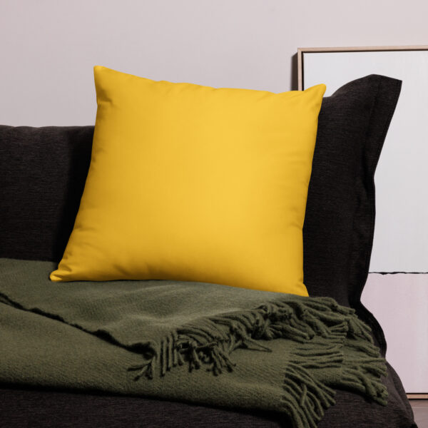 Be Still Pillow Cover in Yellow - Image 4