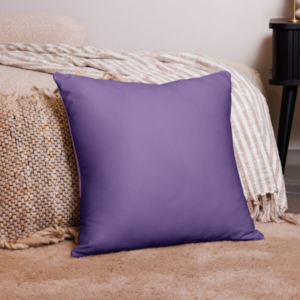 No weapon Throw Pillow Cover in shades of pink - Image 4