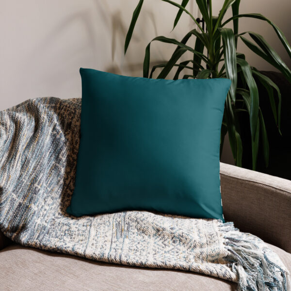 As for me and my house Throw Pillow Cover in Green - Image 4