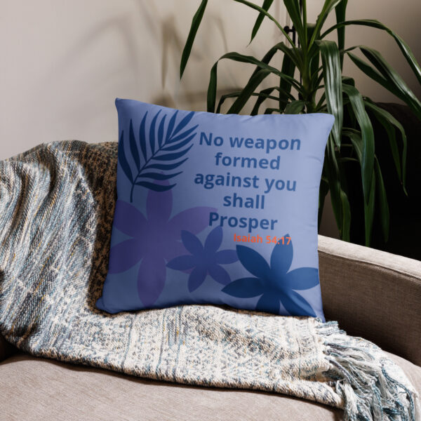 No weapon formed Pillow cover in Purple