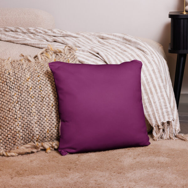 The Lord is my light throw pillow cover in Pink - Image 3