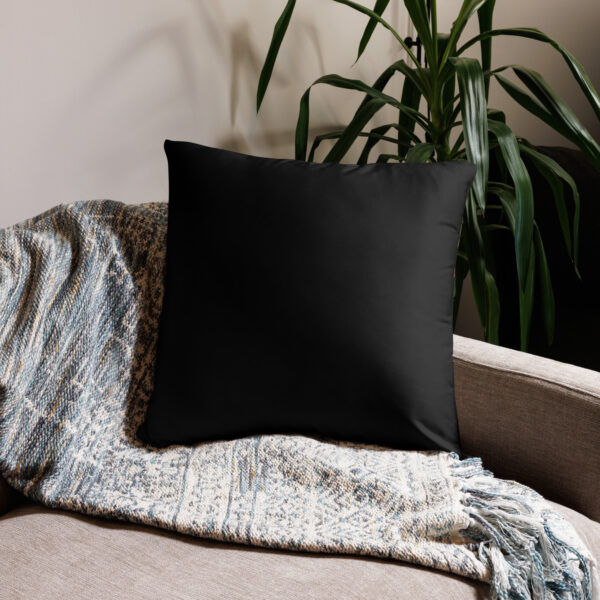 The battle Throw Pillow cover in Black - Image 4